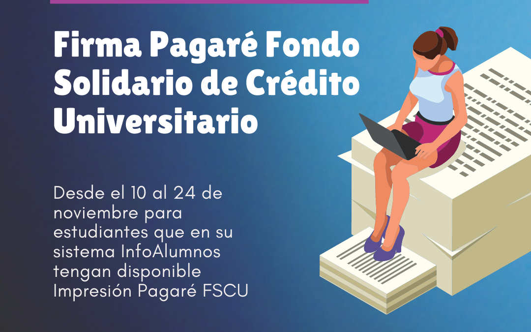 Inicia tercer y último proceso de firma Pagaré FSCU