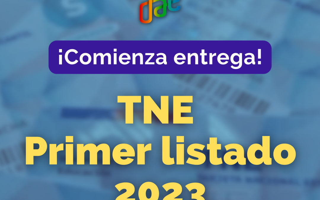 Revisa el primer listado de TNE disponibles para retiro