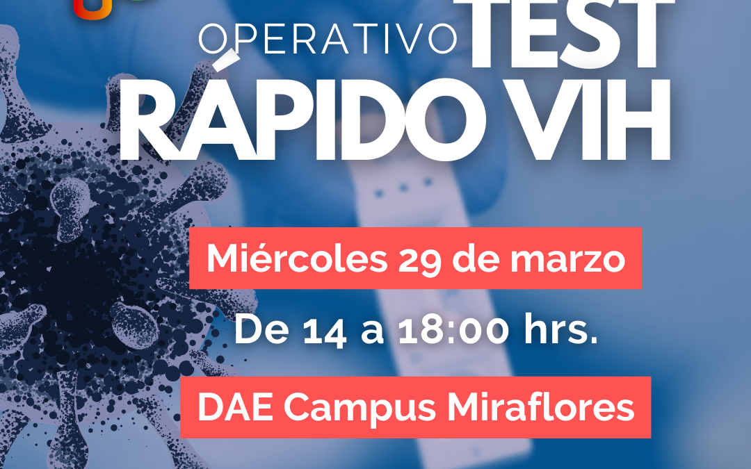 Inscríbete en el operativo de test rápido VIH para Campus Miraflores