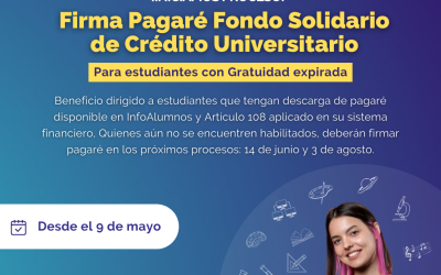 Inició Firma de Pagaré FSCU para estudiantes con Gratuidad expirada