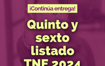 Entrega TNE: Revisa el quinto y sexto listado de tarjetas listas para retiro