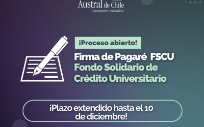 ¡Firma tu Pagaré FSCU hasta el 10 de diciembre!